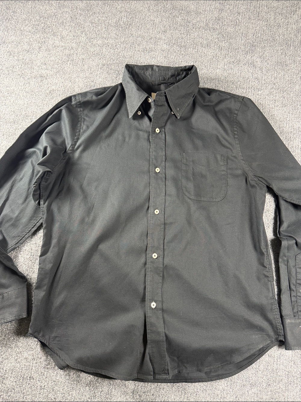 Buck Mason Black Oxford Shirt